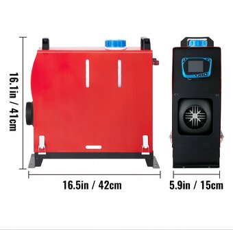 Naftové, nezávislé topení 12V/8kw - 4