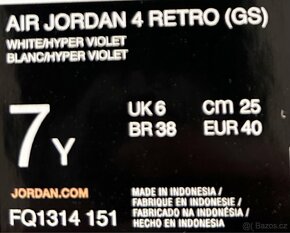 Air Jordan 4 Retro. Hyper Violet - 4