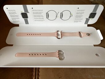 Apple Watch Series 6 – 40 mm Gold Aluminium, Pink Sand Sport - 4
