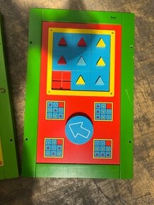 Dřevěné hračky pro děti - nástěnné tabule do dětského koutku - 4