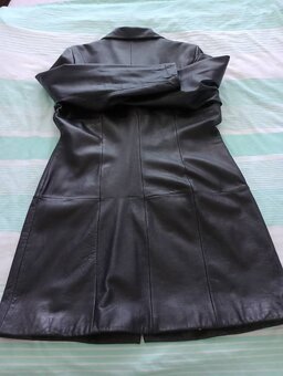 Černý kožený kabát Wilson Leathers dovoz USA - 4