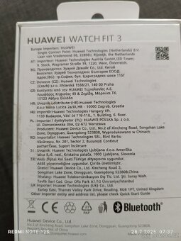 Chytré hodinky Huawei watch fit 3 - 4