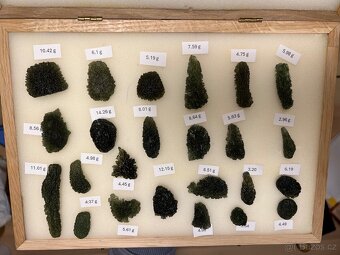 Prodám sbírku vltavínů, krásný kousky - 4