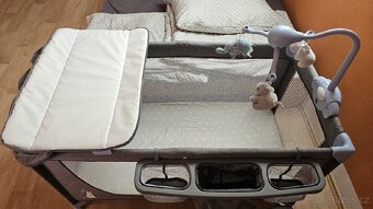 Kinderkraft cestovní postýlka s příslušenstvím Joy Blue - 4