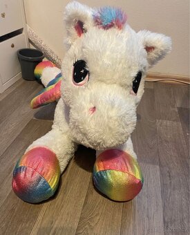 Plyšový jednorožec 80 cm - 4