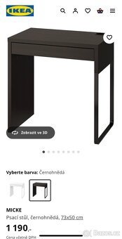 Psací stůl Micke IKEA - 4