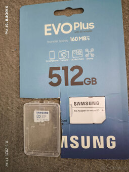 Samsung MicroSDXC 512GB EVO Plus - záruka - 4