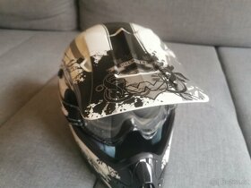 Motocross helma Worker vel. M - 4