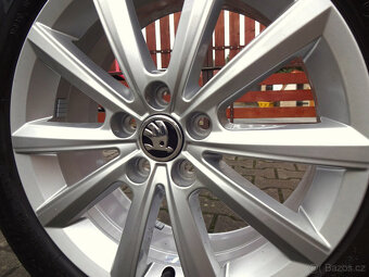 ZIMNÍ PĚKNÁ ORIGINÁL ALU 16" 5x100 pneu 205/55R16 Bridgesto - 4