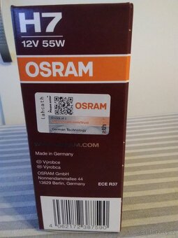 Nová sada žárovek Osram H7 se svítivostí +150% - 4