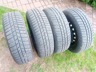 Alu kola 4x114,3 R14 letní a zimní plechy - 4