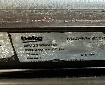 Prodám vestavěnou troubu Beko BIM22304XCS - 4