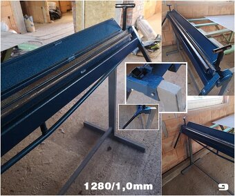 Ohýbačka plechu 1250 mm/1,0 mm - 4