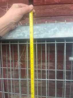 Dvoukřídlá Brána pozink 6,7 m - 4