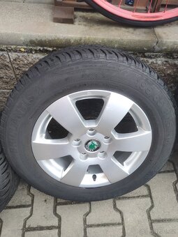 ALU disky Škoda originál 5x112 r15 - 4