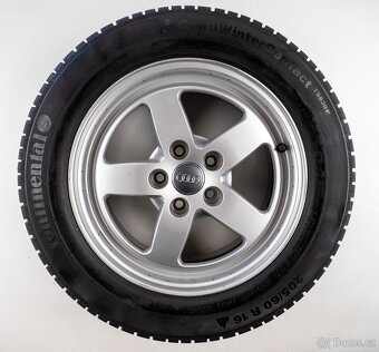 Audi A4 - Originání 16" alu kola - Zimní pneu - 4