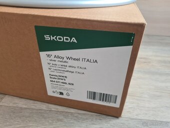 NOVÉ Alu ITALIA 6,0J x 16" ET 35 Kamiq, Scala atd. ORIGINÁL - 4