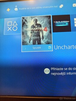 Playstation 4 slim 500GB CUH-2216A + Ovladač + 1 hra - 4