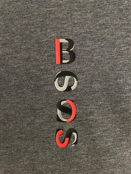 HUGO BOSS Linked T-Shirt – Off White / Grey - 4