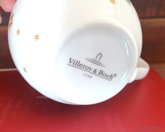 2ks NOVÝ Villeroy & Boch Toy's Delight vánoční hrnek velký - 4