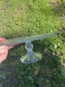 Starý skleněný nastolek - 4