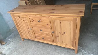 Ikea Hemnes velká komoda příborník masiv Leksvik - 4