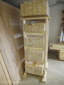 Dřevěný regál do garáže, dílny - 4