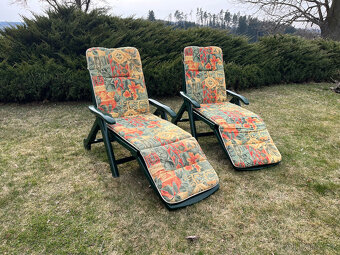 Zelená skládací lehátka - 4