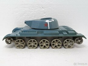 Velký tank - Retro hračka SSSR - 4