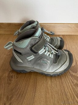 Pohorky/trekové boty pro děti Keen ridge Flex mid WP vel. 25 - 4