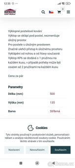 Výklopné postelové kování - 4