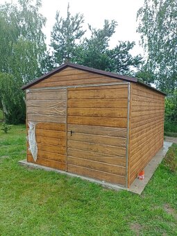 Plechová garáž 3x5m - 4