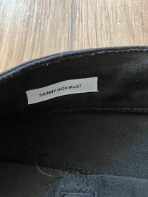 Skinny s vysokým pasem Pull & Bear, vel.36 - 4