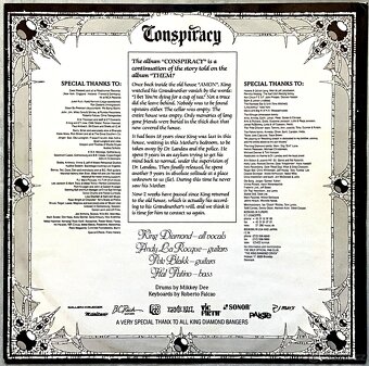 KING DIAMOND-CONSPIRACY 1989 HOLANDSKO - 4
