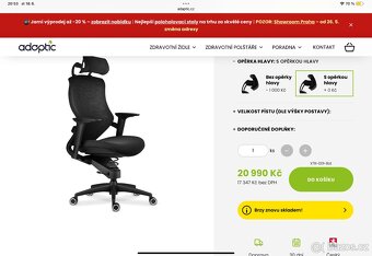 Zdravotní kancelářská židle Adaptic Extreme - 4
