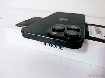 Apple iPhone 15 PRO MAX 256gb black titan TOP stav - 4