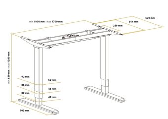 AlzaErgo Table ET1 NewGen šedý - 4