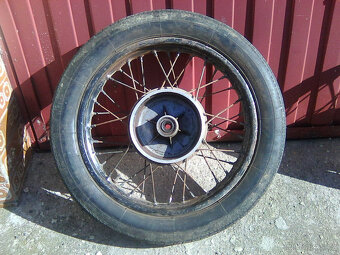 Jawa 250/350 Panelka - p.vidle,kola,tachometr,nový obrouček - 4