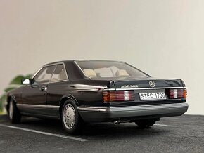 1:18 Mercedes-Benz 500SEC (C126) - ČIERNA - AUTOart - 4