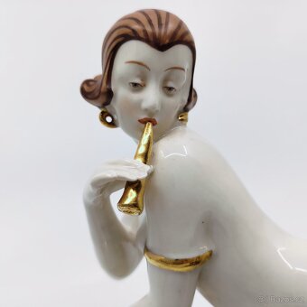 Art Deco porcelánová socha Royal Dux - 4