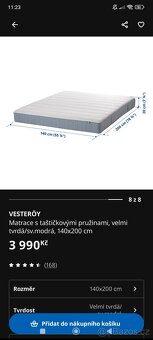 Matrace IKEA 140x200 - 4