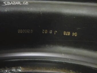 Disk Škoda 15", kolo15",ocelový disk 15. - - 4