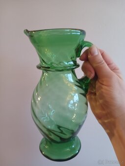 Retro skleněný džbán - 4