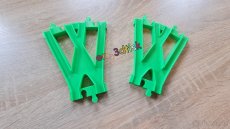 Duplo vlak, přechodová kolej 2:1 - 4