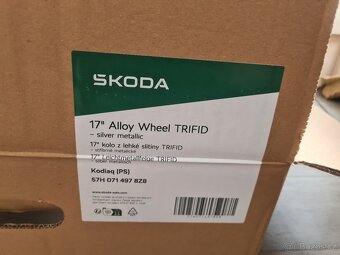 NOVÉ Alu TRIFID 6,5J x 17" ET 38 Kodiaq Karoq atd - 4