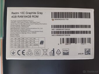 Xiaomi Redmi 10C 4GB + 3GB RAM, 64GB uložiště - 4