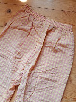 Dámské letní gingham kalhoty - 4