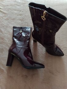 Elegantní dámské kozačky, značkové. - 4