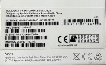 iPhone 12 mini 128GB - černý - 4