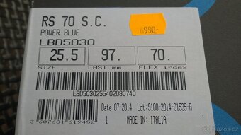 LYŽAŘSKÉ BOTY LANGE RS 70 SC, vel 25,5 (40,5) - 4